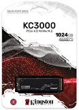 1TB KINGSTON KC3000 M.2 NVMe PCIe 4.0 SKC3000S/1024G 7000/6000MB/s
