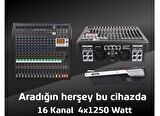 DDS DPX-PRO16 4X1250 WATT 16 KANAL POWER MIXER