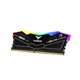 Team T-Force DELTA RGB Black 32GB 2x16GB 7600Mhz DDR5 Gaming Ram CL36 (FF3D532G7600HC36DDC01)
