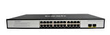 Beek Yönetilemeyen PoE+ Switch
24 x 10/100/1000Mbps IEEE802.3af/at PoE+ port (Port başına 30.8 watt) (PoE Güç Bütçesi maks. 400 Watt)
2 x 1.25G Base-X SFP yuva
6KV surge koruması
Beek 24 Port 10/100/1000Mbps Unmanag
