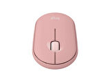 LOGITECH PEBBLE M350S PEMBE KABLOSUZ SESSİZ MOUSE 910-007014