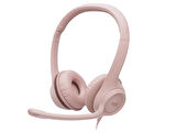 LOGITECH H390 MIKROFONLU PEMBE KULAKLIK 981-001281