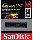SanDisk Extreme PRO USB 3.1 Solid State Flash Drive 128GB