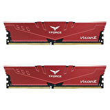 Team T-Force Vulcan Z Red 32GB (2x16GB) 3200MHz CL16 DDR4 Gaming Ram (TLZRD432G3200HC16FDC01)