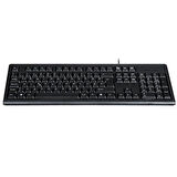 A4 TECH KM-720 USB F Trk Siyah Multimedya Klavye