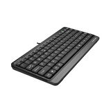 A4 TECH FK11 USB Q Trk Mini Siyah/Gri Multimedya Klavye
