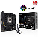 ASUS TUF GAMING B650M-PLUS WIFI DDR5 HDMI DP PCIe 16X v4.0 AM5 mATX