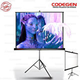 CODEGEN TX18 180x180 Ayaklı Projeksiyon Perdesi