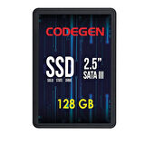 CODEGEN 128GB CDG-128GB-SSD25 560- 500MB/s SSD SATA-3 Disk