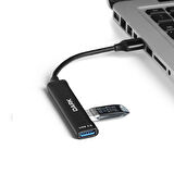 DARK Connect Master X4 DK-AC-USB310 4port USB 3.0 Siyah USB Çoklayıcı Hub