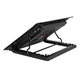 FRISBY FNC-37ST 13-17" ABS Plastik Siyah Notebook Soğutucu Ayarlanabilir Stand