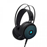 GameBooster GB-H12 7.1 Surround USB RGB Led Aydınlatma Siyah Gaming Mikrofonlu Kulaklık