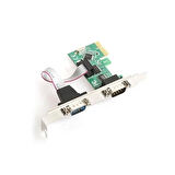 HYTECH HY-EX2 PCIe 2port Serial (RS232) Çevirici Kart