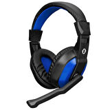 SNOPY X-BLOOM USB Siyah/Mavi Gaming Mikrofonlu Kulaklık SN-633