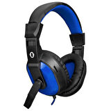 SNOPY X-BLOOM USB Siyah/Mavi Gaming Mikrofonlu Kulaklık SN-633