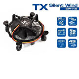 TX 90mm TXCCSW115 Hava Soğutmalı Intel İşlemci Fanı