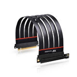 Thermaltake AC-058-CO1OTN-C2 PCI-e 4.0 X16 300mm 90° Adaptörlü Riser Kablo