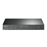 TP-LINK 8port TL-SG1210MPE Gigabit 1-SFP 123w Full PoE Yönetilebilir Switch