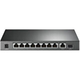 TP-LINK 10-PORT 63W 8-PORT POE TL-SG1210P GIGABIT 1X-SFP YÖNETİLEMEZ SWITCH