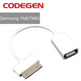 Codegen Samsung Galaxy Tab Usb Otg Kablo Beyaz CDSG-01