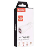 Asonic AS-XC205 3.1A İki Usb Araç Şarj Cihazı