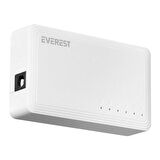 Everest EVERLINK ESW-515G 5 Port  Gigabit Ethernet Masaüstü Ethernet Switch