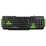 Hytech HYK-46 GAMY Siyah USB Yeşil Tuşlu Q Gaming Oyuncu Klavyesi