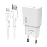 Hytech HY-XT50L 12W 5V 2.4A iPhone Beyaz Kablo + Ev Şarj Adaptör