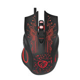 Hytech HY-X8 Eagle Siyah 320dpi Gaming Oyuncu Mouse