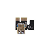 S-link SL-XE19 PCI-E 1x to 16x Sata 6pin Bitcoin Riser Versiyon 09S Ekran Kartı Yükseltici