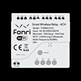 Fonri Wf3-Tm4-0201-01 Wıfı Kablosuz Akıllı Kablosuz Röle - 4 Kanal