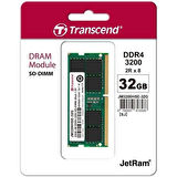 TRANSCEND 32GB DDR4 3200MHZ CL22 NOTEBOOK RAM VALUE JM3200HSE-32G
