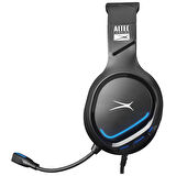 Altec Lansing ALGH9603 Siyah PS4/XBOX/Mobil Uyumlu USB 3.5mm Mavi Ledli Gaming Mikrofonlu Kulaklık