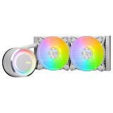 MSI 240mm MAG CORELIQUID E240-W ARGB Sıvı Soğutmalı AM5-1700p İşlemci Fanı Beyaz