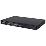 DAHUA 24port 360w FULL PoE PFS3228-24GT-360-V2 GIGABIT 2X SFP Yönetilemez Switch