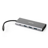 DARK DK-AC-U31X36 USB 3.1 Type-C - USB 3.0+ Ethernet/HDMI/TF SD Çoklayıcı