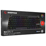 Rampage KB-RMW23 SCOUT Bluetooth RGB Led LC Layout Jixian Blue Switch Gaming Mechanical Keyboard