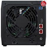 ASUSTOR AS5404T-4GB CELERON N5105-4GB RAM-2-diskli Nas Sunucu (Disksiz)