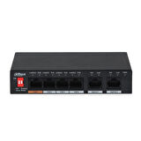 DAHUA 6port 60w 4port PoE PFS3006-4ET-60-V2 10/100 2X-UPLINK Yönetilemez Switch