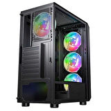 POWERBOOST 650W 80+ BRONZE PB-P3385B GAMING MID-TOWER PC KASASI