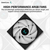 DEEPCOOL 240MM LE520 ARGB AM5-1700P SIVI SOĞUTMALI İŞLEMCİ FANI
