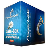 POWERGATE CAT6 Utp 23AWG Gri 305m Kablo CAT6-BOX-GY