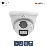 UNV 2MP UAC-T112-AF28-W 2.8MM Colorhunter 20Mt Ip67 Ahd Dahili Ses Dome Kamera