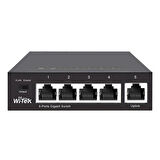 WI-TEK 5GE WI-SG105 GIGABIT 1-Uplink Yönetilemez  Switch