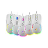 NORTH Air White Professional USB 7200dpi Gaming Beyaz Mouse RGB