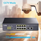 CUDY 8port GS1010P GIGABIT 2-UPLINK 120W FULL POE SWITCH
