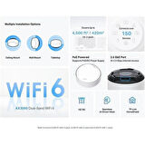 TP-LINK DECO X50-POE-2 AX3000 PoE'li Tüm Ev Mesh WiFi-6 Router 2-li paket