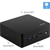MSI CUBI NUC 1M-003Eu CORE 3 100U-8GB DDR5 RAM-512GB NVME-W11 PRO MINI PC