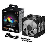 ASUS TUF TR120 ARGB 120mm Siyah Kasa Fanı 3-lü paket