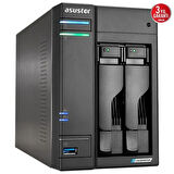 ASUSTOR AS6702T-16GB CELERON QC N5105 16GB RAM-2-diskli Nas Server (Disksiz)